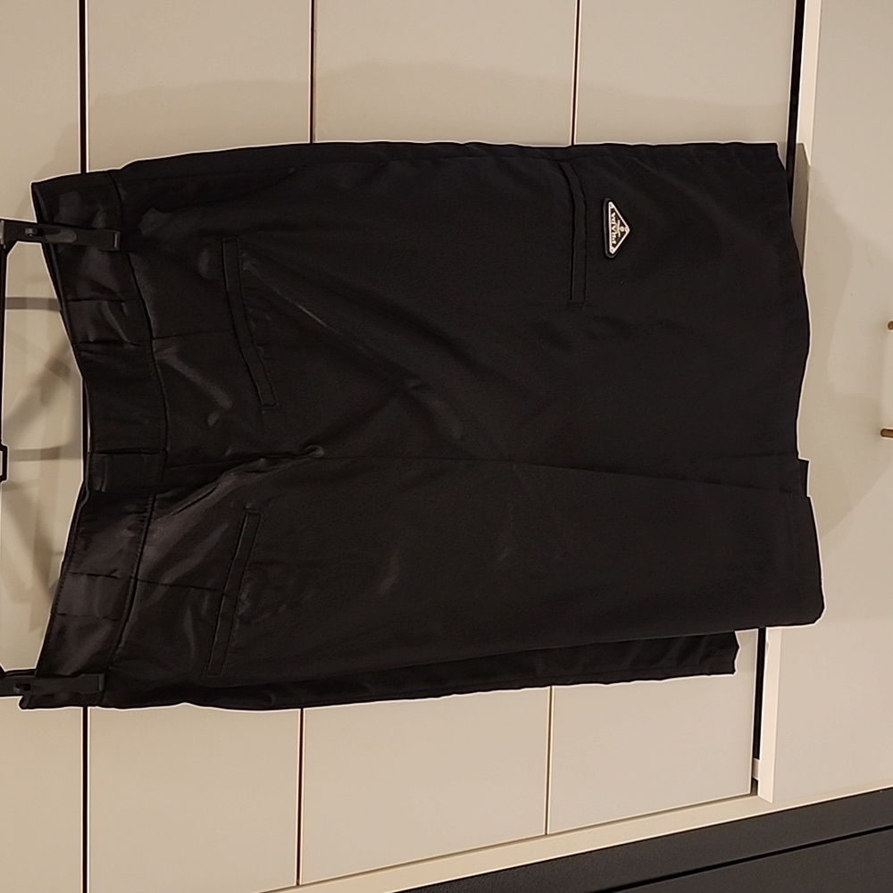 Prada Nylon Skirt Black